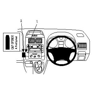 No-Drill Angled Dash Mount for Citroen Dispatch (2008-2015), Fiat Scudo (2007-2016) & Peugeot Expert (2007-2016) - Secure Phone Holder for Hands-Free Navigation & Driving