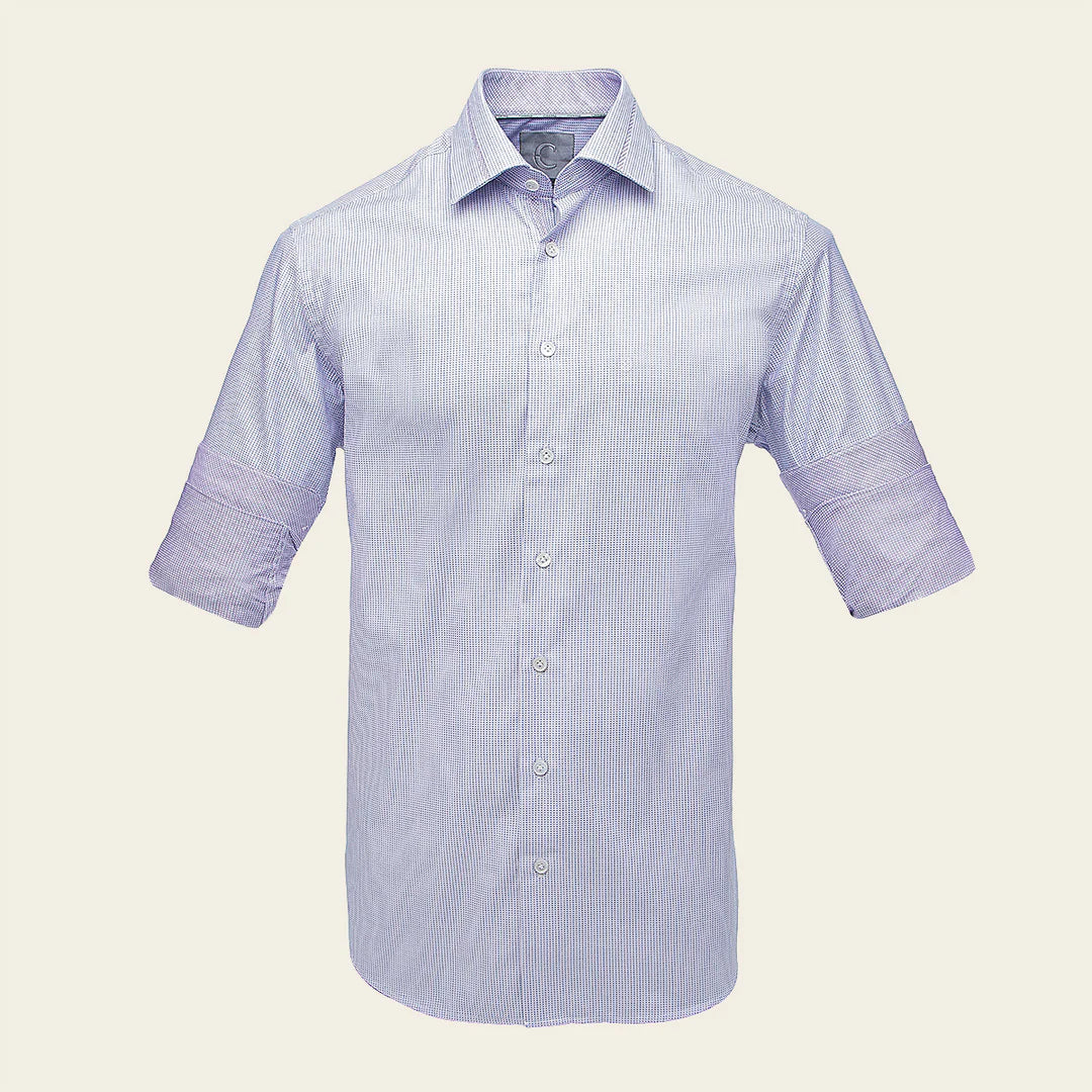 CM0S023 Men's Casual Fashion Cotton Shirt in Cuadra Blue - Perfect for Everyday Wear, Office & Outings