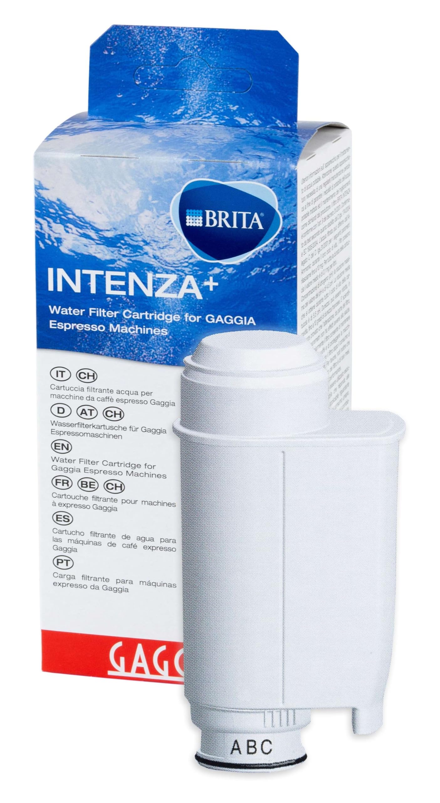 Intenza Water Filter for Gaggia Espresso Machines - 2 Pack Replacement Filters | Improves Coffee Taste & Protects Machine | Perfect for Home & Office Use