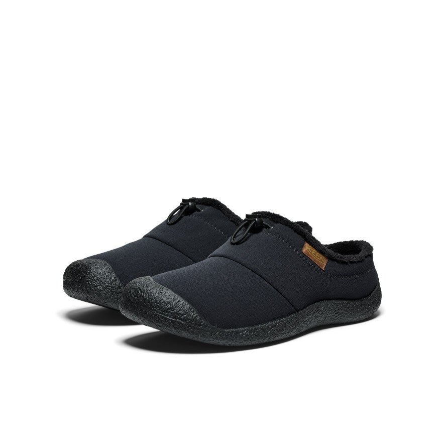 Men's Howser III Slide Sandals - Black/Black Recycled Comfortable Slip-On Shoes for Casual Wear, Beach, Pool & Home Use