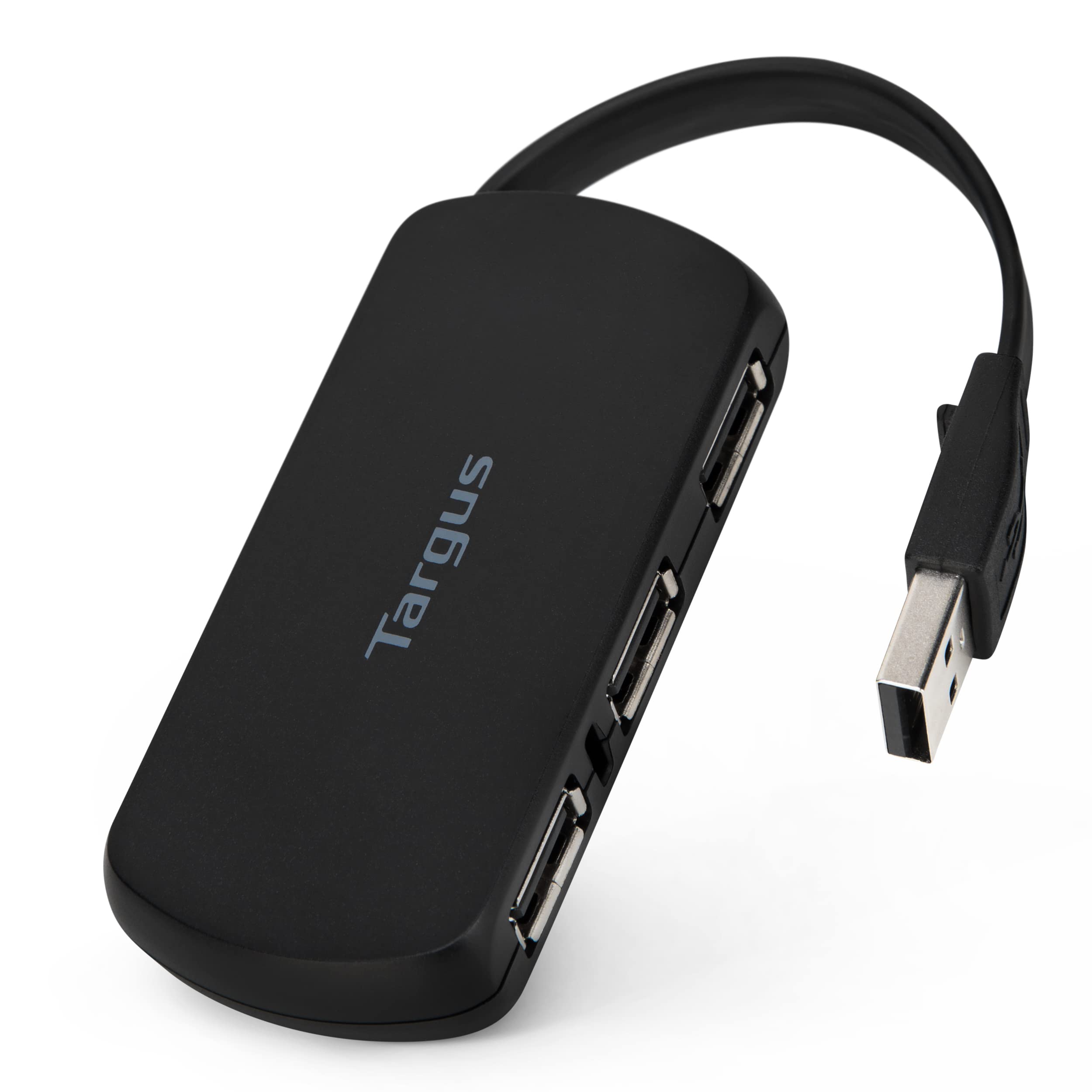 Targus 4-Port USB 3.0 Desktop Hub with Fast Data Transfer - Black (ACH114EU) - Perfect for Home Office, Gaming & Multiple Device Charging