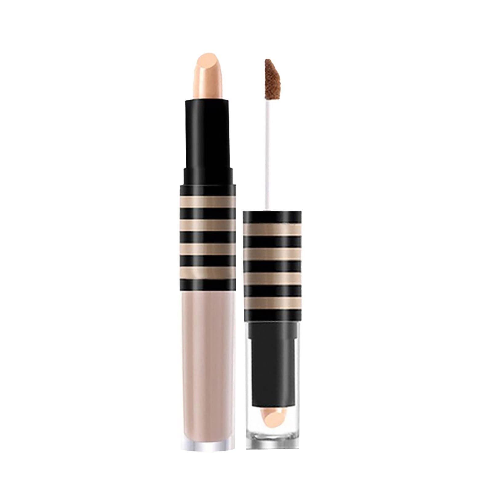 60 Camo Concealer - Full Coverage, Highly Pigmented, Long Lasting & Hydrating (Light Beige & Green, 2.5ml) | Perfect for Dark Circle Correction & Blemish Covering | Ideal for Everyday Makeup & Professional Use