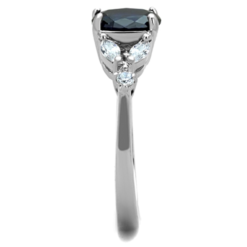 1.67ct Blue Montana CZ Oval Engagement Ring for Women Size 5-10 - Perfect for Proposals & Weddings