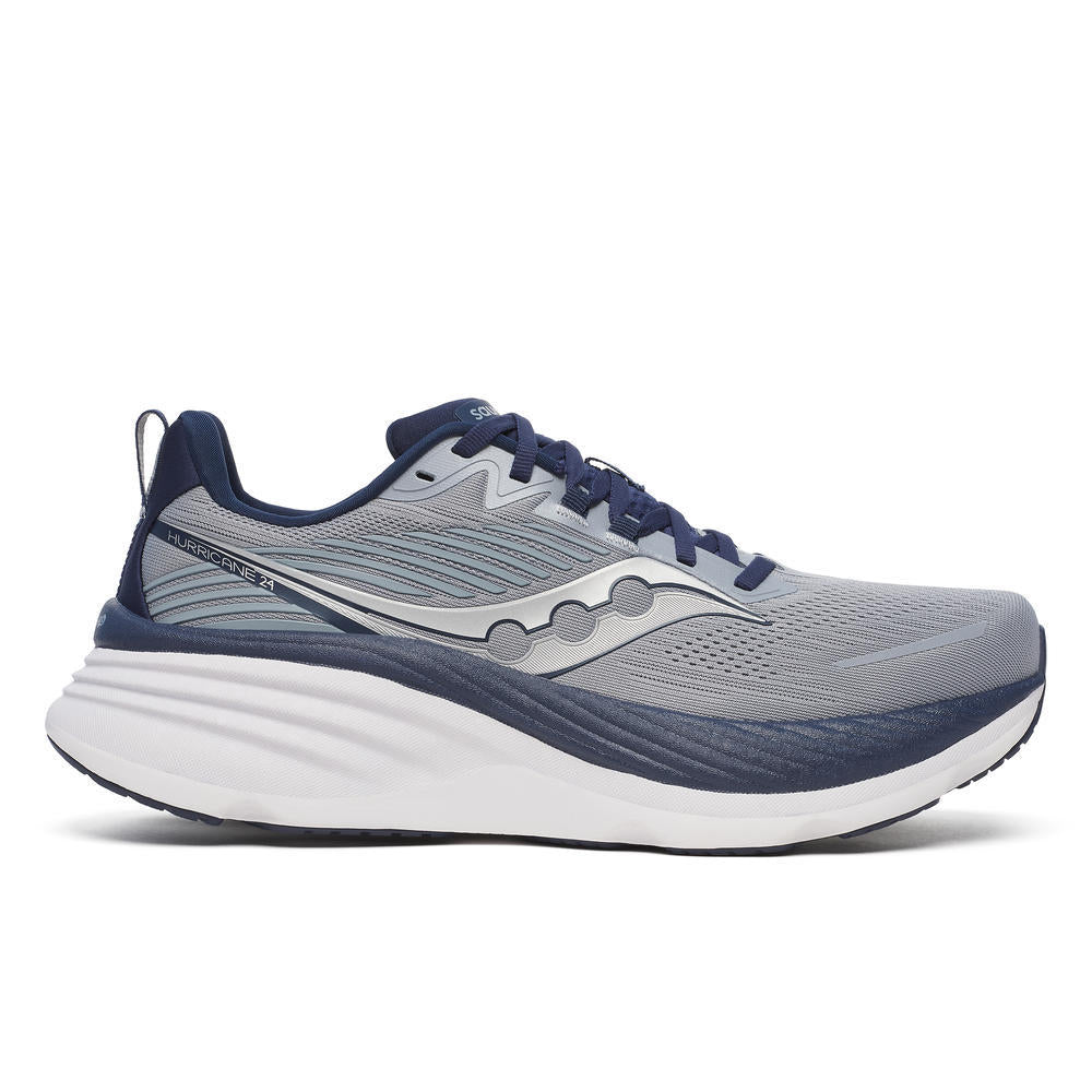Men's Saucony Hurricane 24 Running Shoes - Lightweight Cushioned Sneakers for Men with Arch Support | Perfect for Jogging, Gym Workouts & Daily Walking