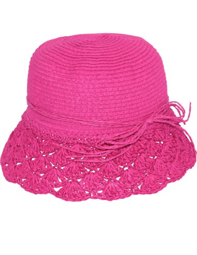 Crochet Brim - Magenta