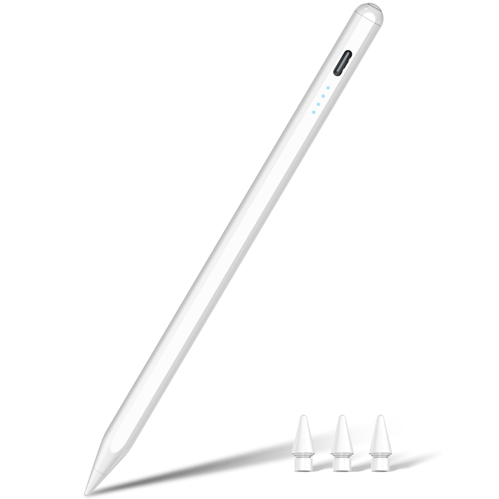 KIROSA 2nd Gen Stylus Pen for iPad 2018-2024 - Palm Rejection & Tilt Support - Compatible with iPad 10-6, Mini 6/5, Air 5/4/3/M2, iPad Pro 11