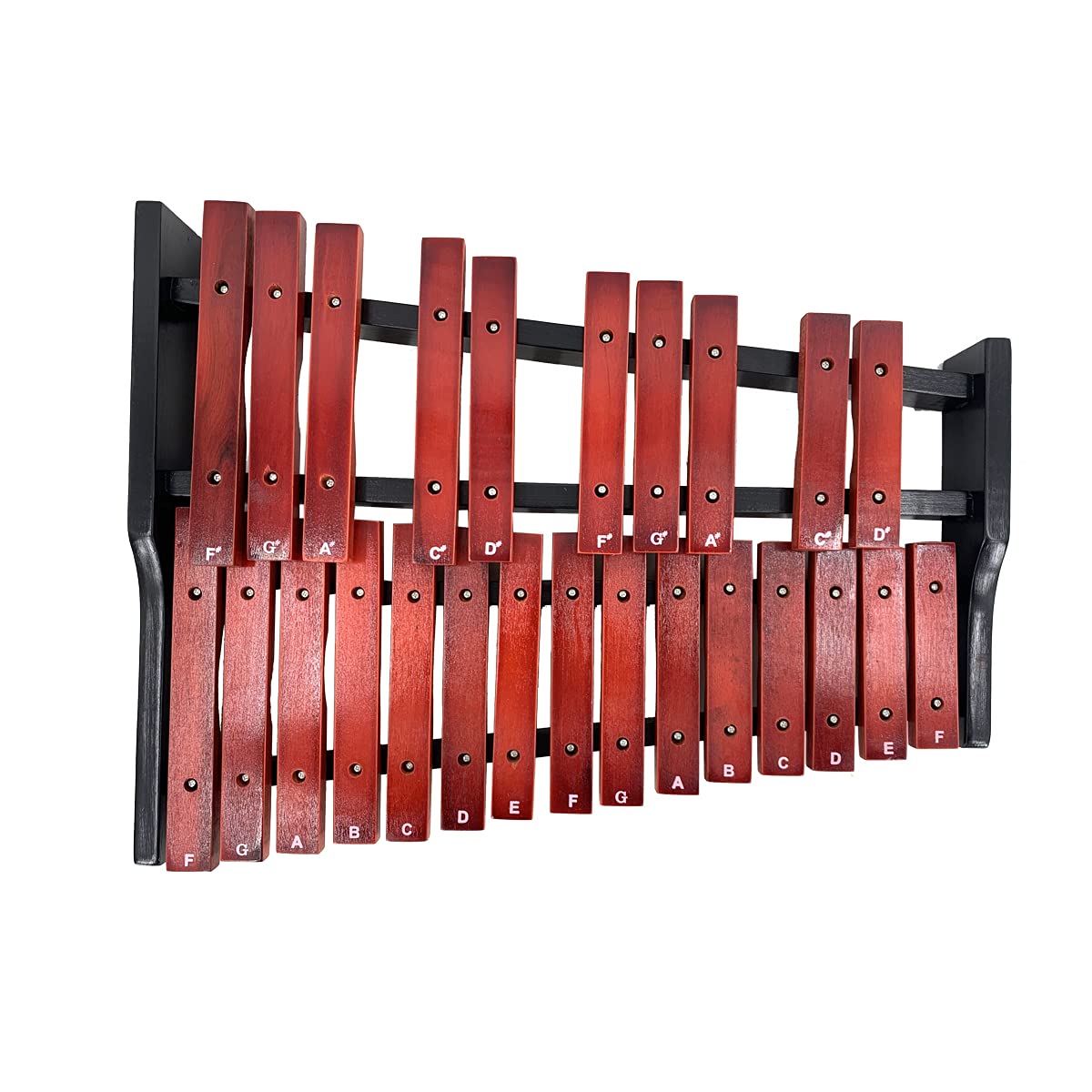 Professional 25-Key Portable Rosewood Xylophone for Adults & Students - Alto Diatonic Scale F to F, Chromatic F to D - Perfect for Music Education, Percussion Practice & Live Performances