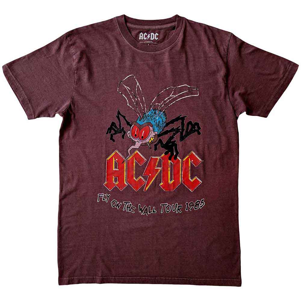 AC/DC Fly On The Wall Tour Vintage Rock Band T-Shirt - Classic 80s Concert Tee for Music Fans & Collectors | Perfect for Concerts, Gifts & Rock Fashion