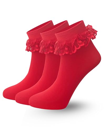 3 Pairs Red