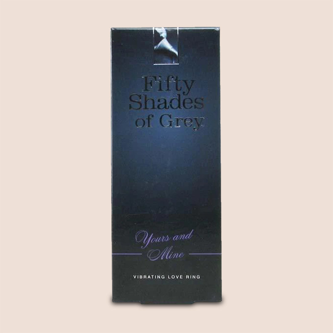 Fifty Shades of Grey Couples Vibrating Silicone Love Ring - Waterproof & Rechargeable for Enhanced Intimacy - Perfect for Couples, Valentine's Day & Romantic Nights