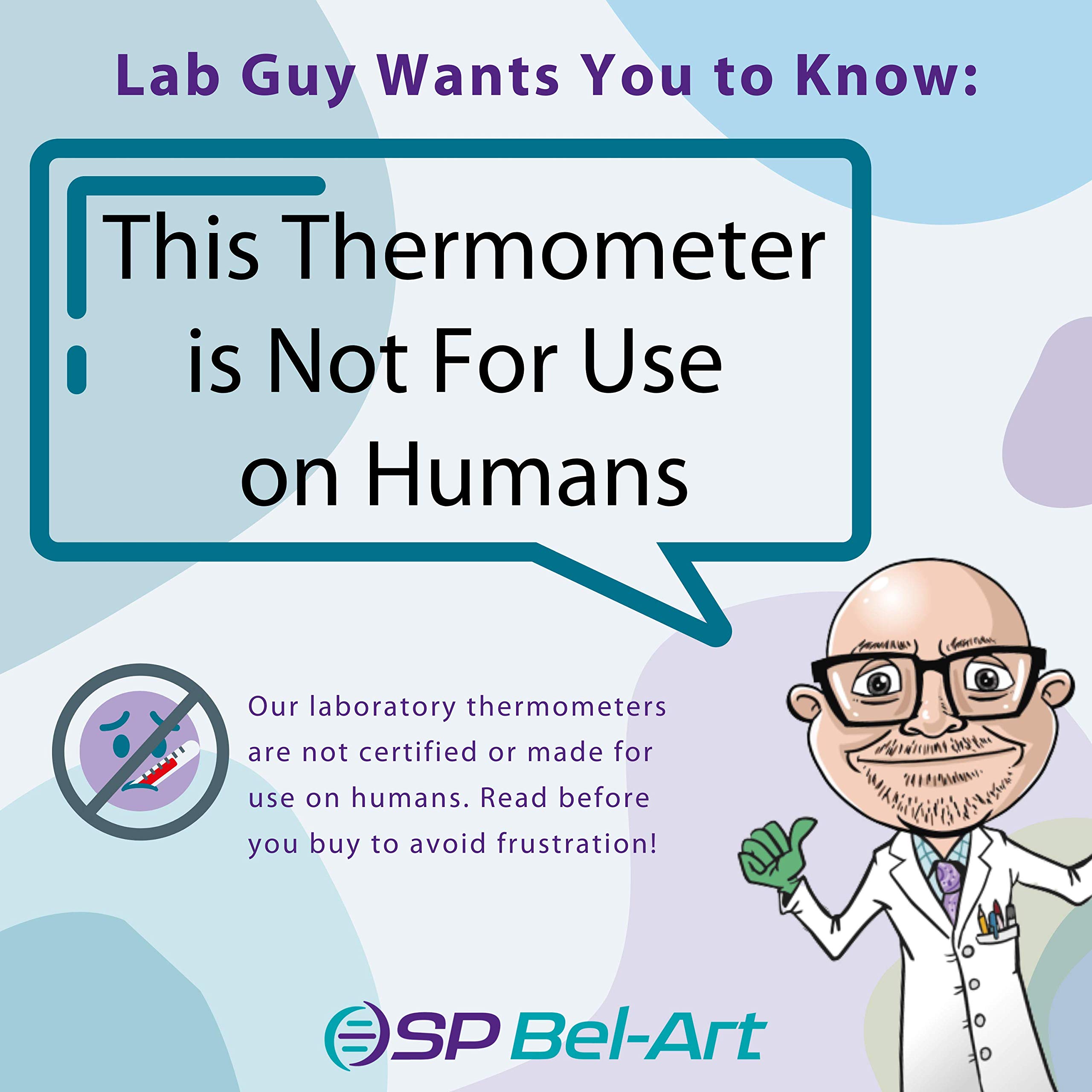 SP Bel-Art H-B DURAC Plus Oven Verification Thermometer 95-115°C (203-239°F) - B60600-0300 | Professional Baking & Cooking Thermometer for Oven Calibration, Food Safety, and Laboratory Use
