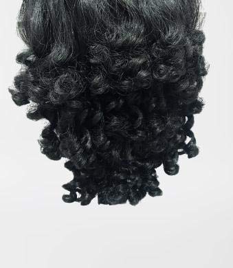 Gauri Uma Fashion Hair Comb with Stone for Curly Hair Extensions - Women's Black Hair Styling Accessory for Parties, Weddings & Special Occasions