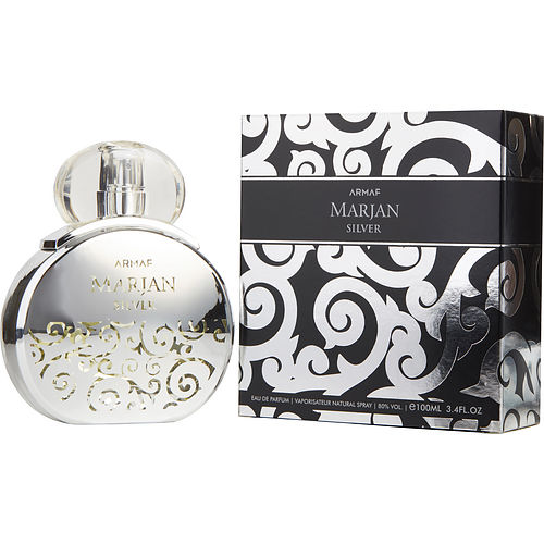 Armaf Marjan Silver 100ML Eau de Parfum Spray for Men - Fresh Citrus & Woody Scent, Long-Lasting Cologne - Perfect for Date Night, Office & Special Occasions