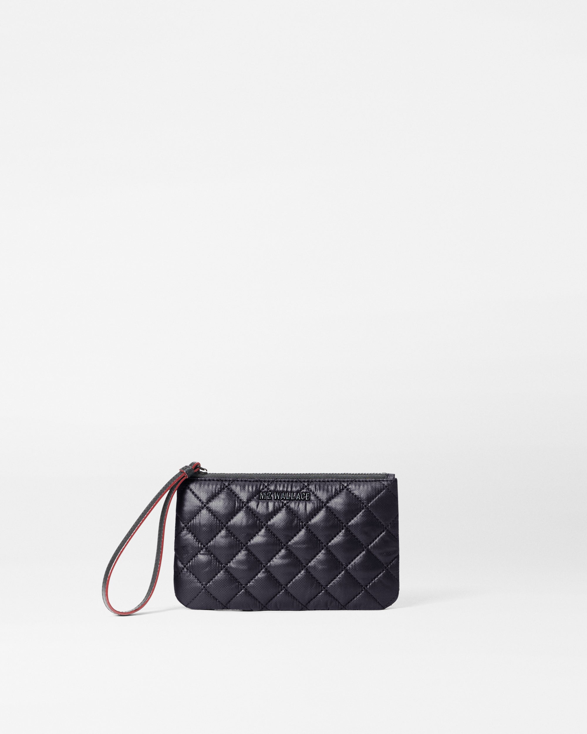 Black Flat Metro Wristlet - Stylish RFID Blocking Crossbody Wallet for Women - Perfect for Travel, Shopping & Everyday Use