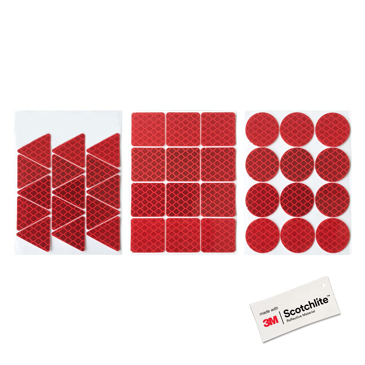 Salzmann Reflective Stickers for Outdoor Use - Waterproof Decals for Cars, Motorcycles & Helmets - 3M Diamond Grade Reflective Material - Perfect for Night Safety, Road Visibility & Outdoor Gear Protection
