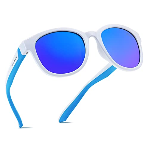 Bright White/Blue Frame|blue Lense