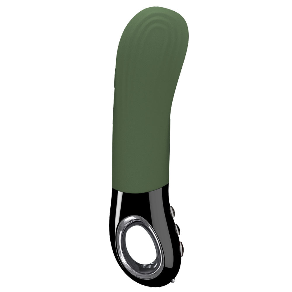 Fun Factory Manta - Rechargeable Vibrating Penis Stroker for Men - Waterproof & Body-Safe Silicone - Enhance Solo Play & Couples Intimacy - Perfect for Sensual Massage & Stimulation