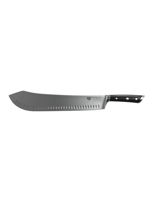 Dalstrong Gladiator Series 14-Inch Extra Long Bull Nose Butcher Knife - Professional Meat Cleaver for Butchers & Chefs - Perfect for Slicing, Chopping & Processing Large Cuts of Meat