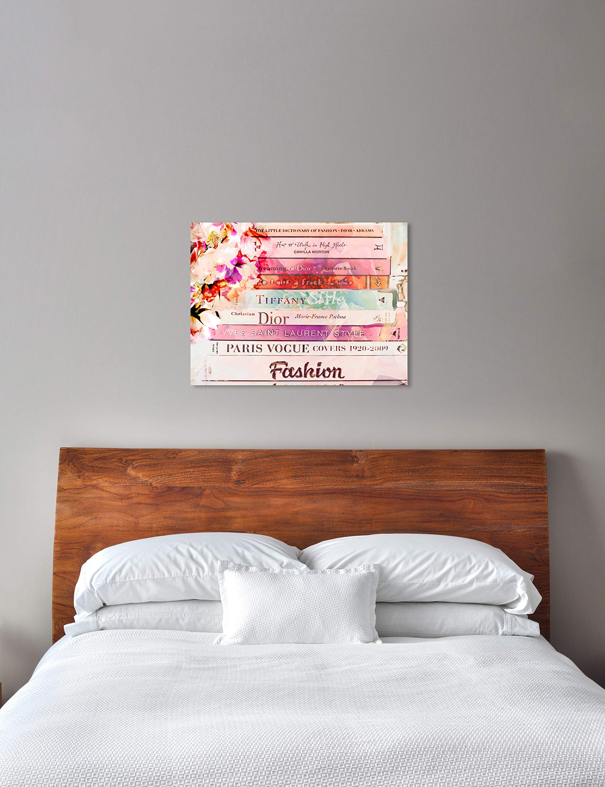 Romantica Spring Love Fashion & Glam Wall Art Canvas Print - 36x30 Inch Pink & Orange Home Decor by Oliver Gal Artist Co. | Perfect for Living Room, Bedroom & Office Decoration