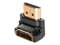 Audioquest 90 Degree HDMI Cable - High-Speed 4K 8K HDR Ethernet - Gold-Plated Connectors for Home Theater, Gaming & PC Setup