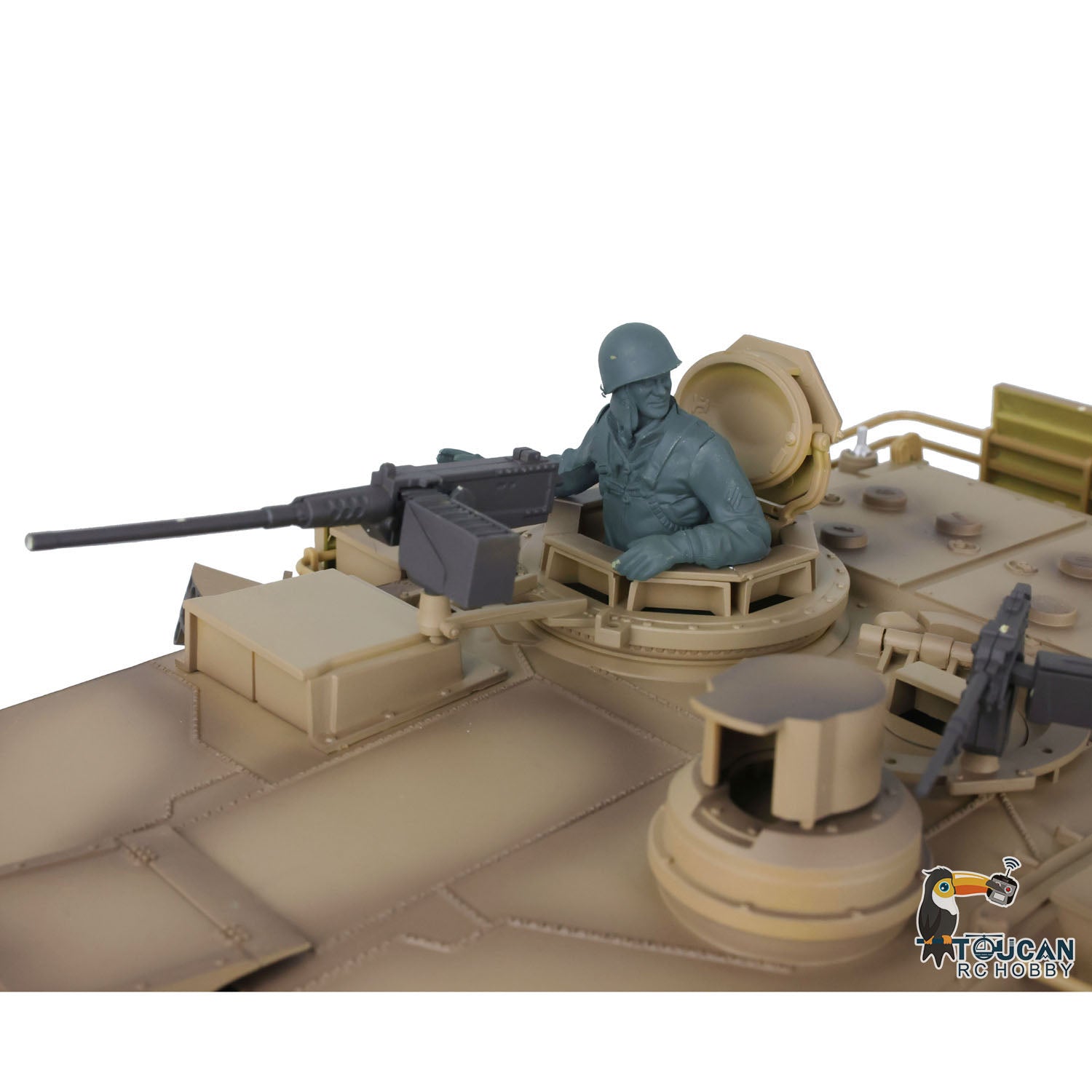 Heng Long 1/16 Scale RTR RC Tank - M1A2 Abrams Full Metal Painted Chassis with TK16 Mainboard, IR Battle System, Smoke & Sound Effects, 360° Rotating Turret - Perfect for Military Enthusiasts & RC Hobbyists (Model 3918)