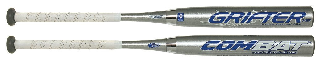 New Combat Grifter GRIFSL1 Senior League Baseball Bat - Silver/Blue 2 5/8 Barrel | High-Performance Youth & Adult Baseball Equipment for Games & Training