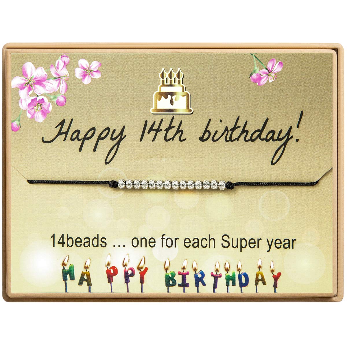 Sweet 16 Birthday Bracelet for Women - Stainless Steel Bead Jewelry Gift for Daughter, Niece, or Girlfriend | Perfect for Sweet Sixteen Parties, Graduation Gifts & Special Occasions