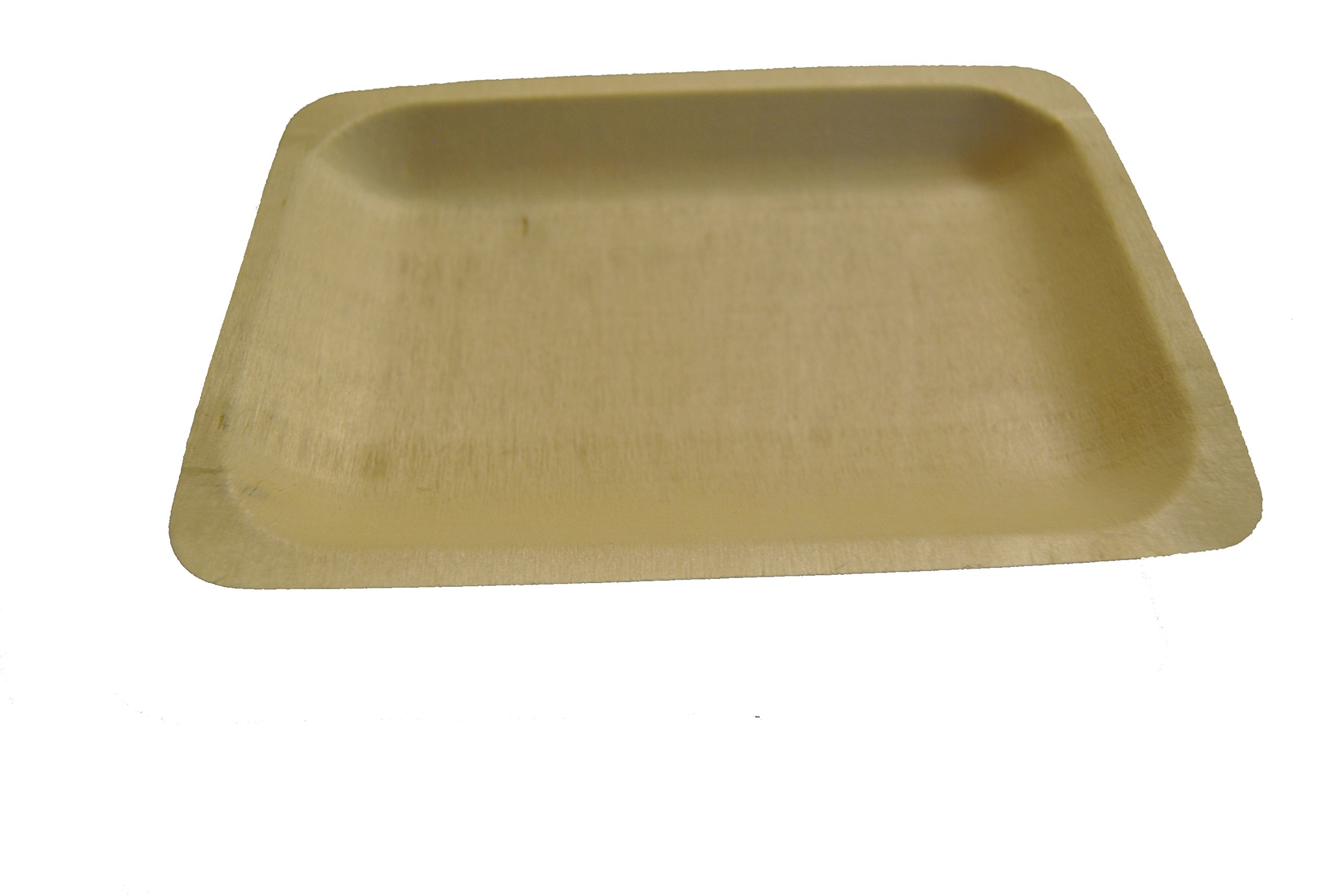 Perfect Stix 48-Piece Disposable Wooden Plate Set with 6-Inch Cutlery - Eco-Friendly 10