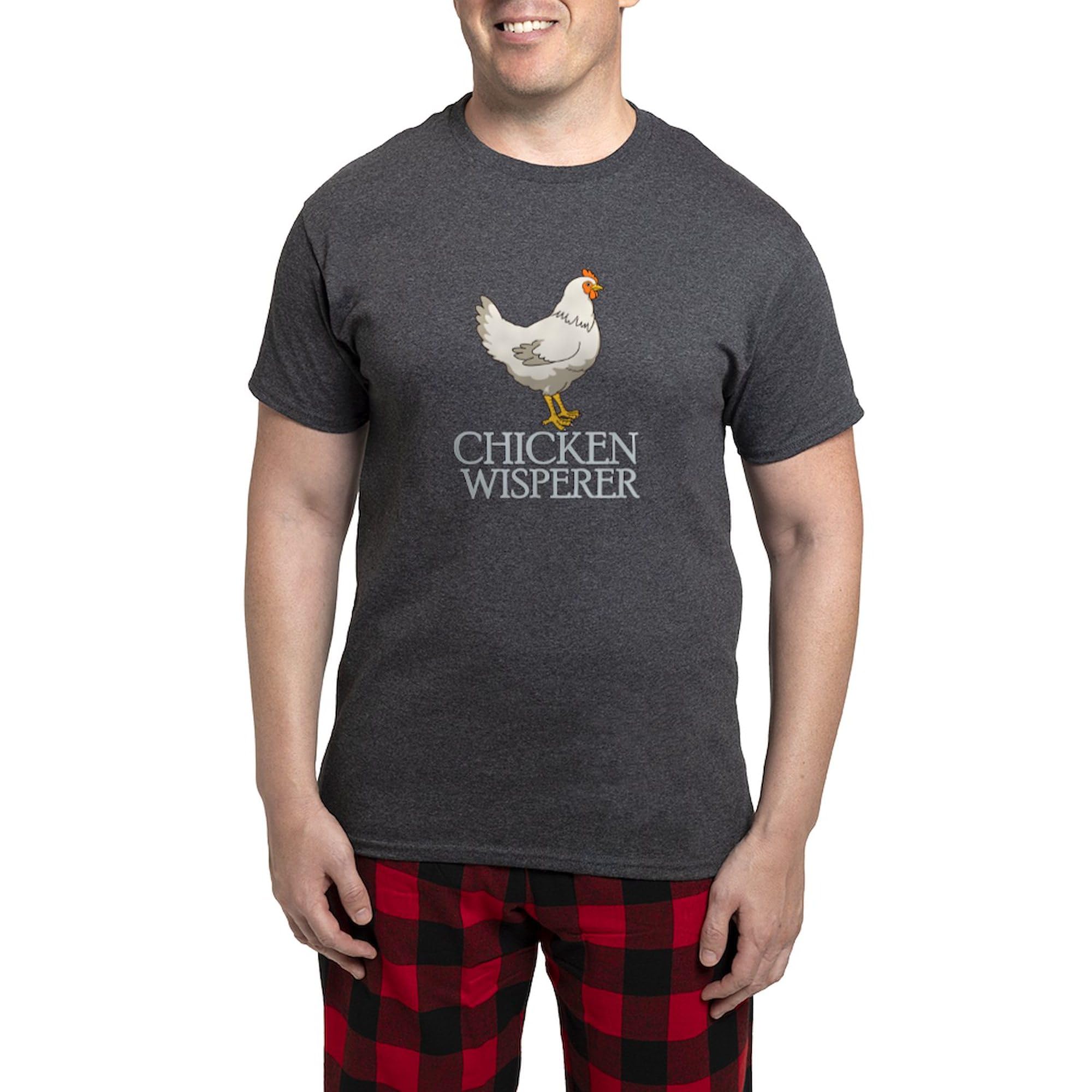 Funny Chicken Pajamas for Men - Cute & Comfortable Charcoal Sleepwear | Novelty Gift for Poultry Lovers, Cozy Lounge Wear & Sleepwear
