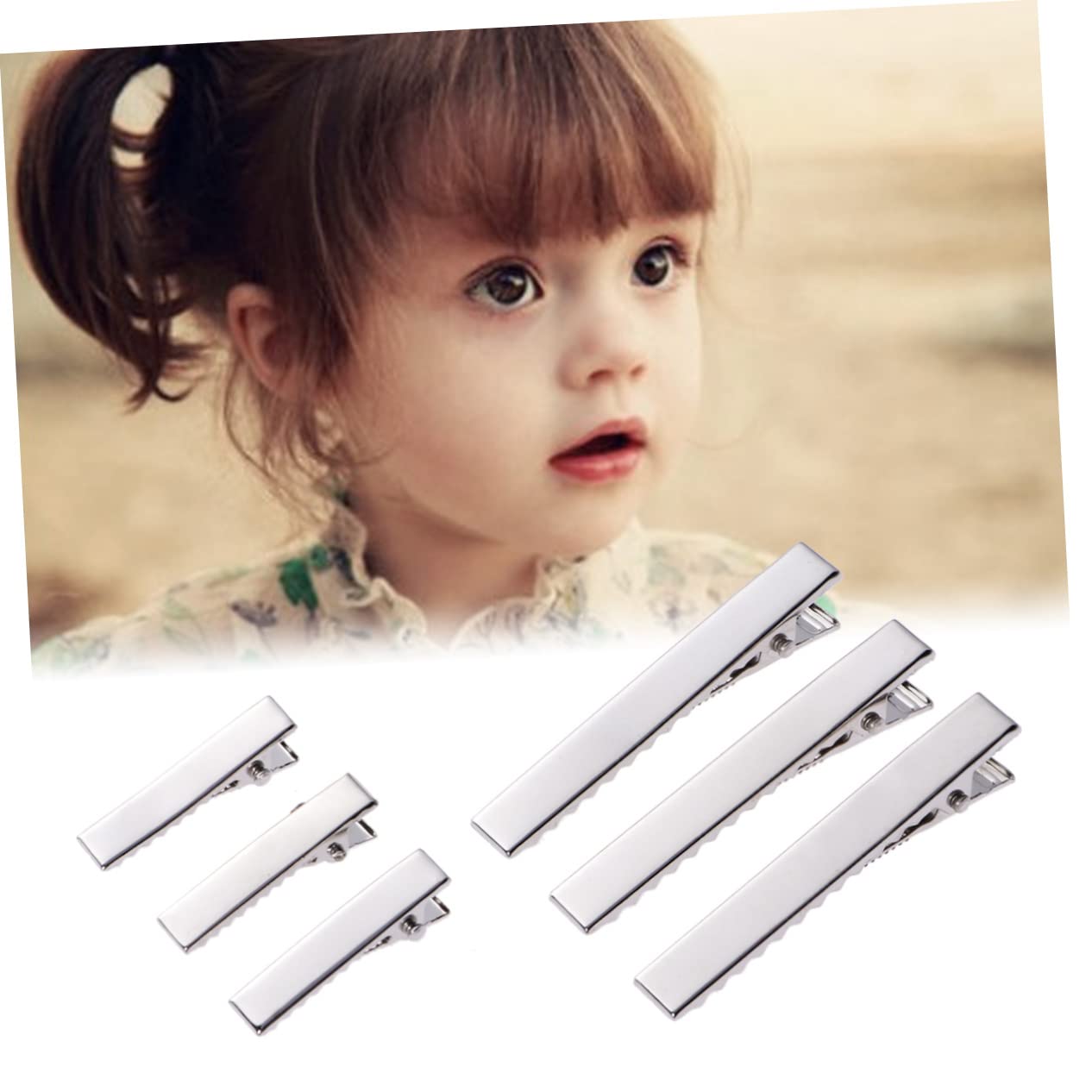 FOMIYES 200pcs Silver Hair Sectioning Clips - Professional Metal Alligator Hair Clips for Extensions, Styling & Salon Use - Perfect for Hairdressers, DIY Haircuts & Home Hair Care