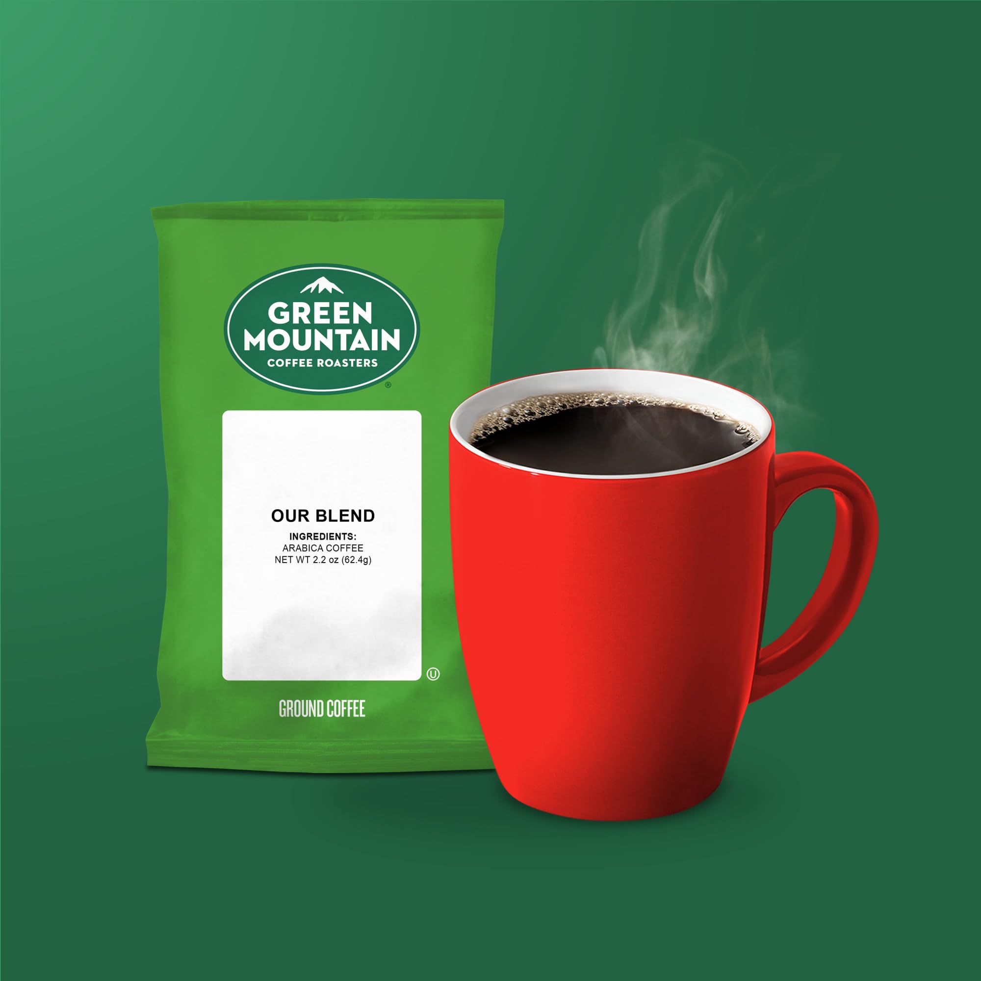 Green Mountain Coffee Roasters Our Blend K-Cup Pods - 100 Count (2.2 oz) Medium Roast Coffee for Keurig Brewers | Perfect for Office, Home & Morning Brew