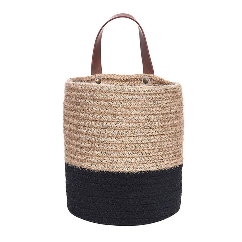 Sterose Hand Woven Hanging Basket - Multipurpose Planter, Laundry & Picnic Organizer - Perfect for Indoor Plants, Bathroom Storage, and Outdoor Gatherings