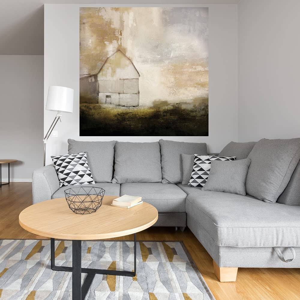 Mark Chandon Fine Art Canvas Wall Decor - 32x32 Inch Ready to Hang Isolated Canvas Painting for Living Room, Bedroom, Office - Modern Abstract Artwork for Home & Commercial Spaces