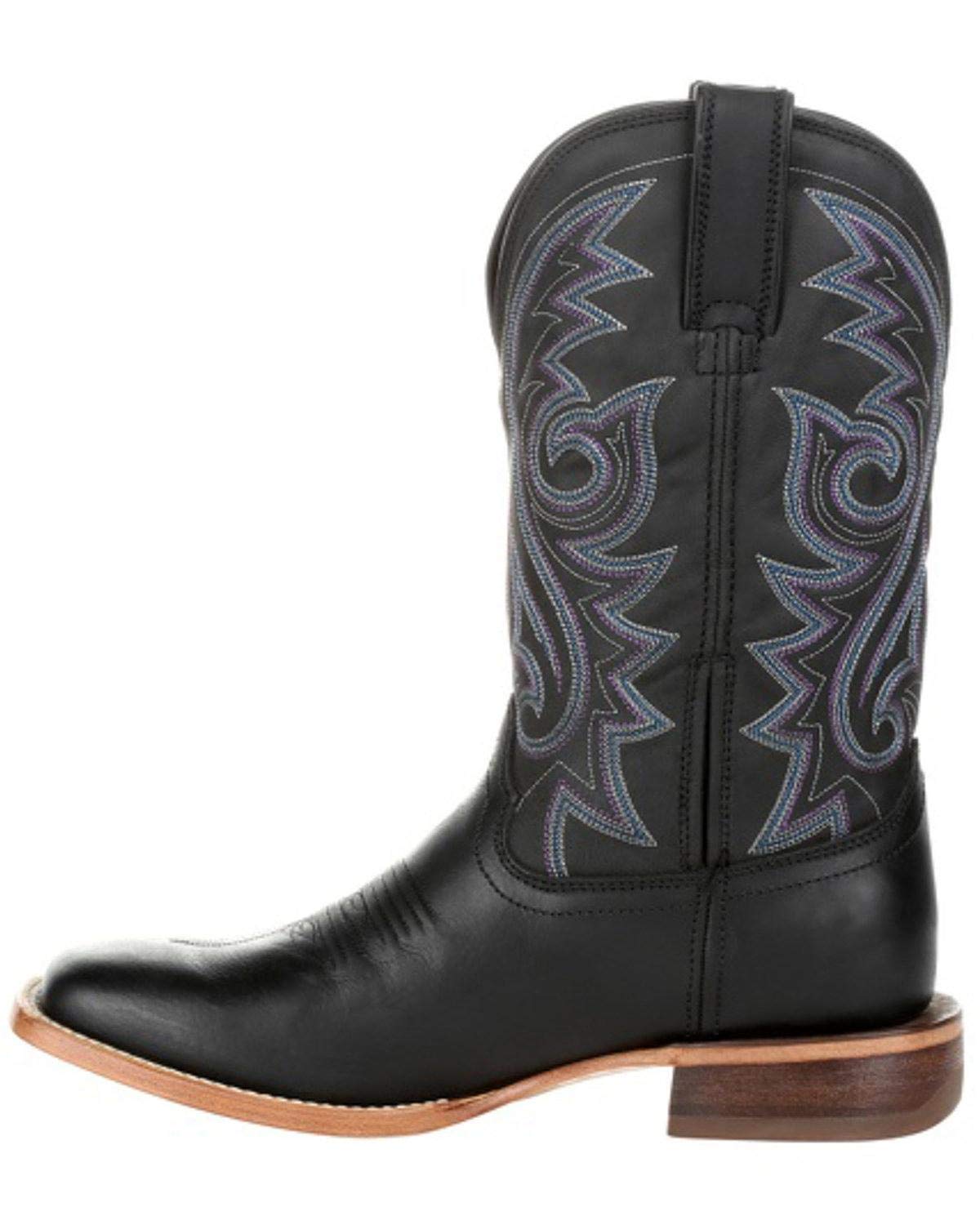 Durango Arena Pro Worn Saddle Western Boots for Men - Comfortable Cowboy Boots for Riding, Work & Outdoor Activities