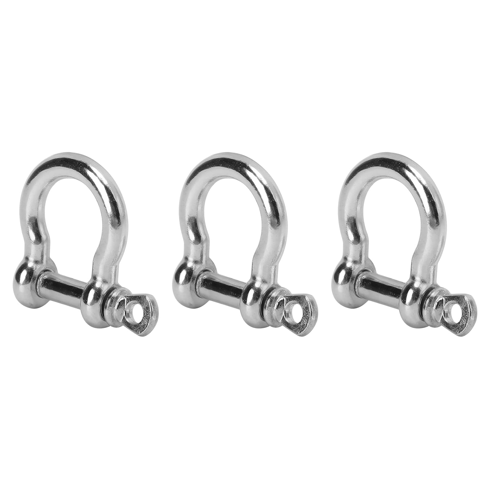 Wosune Bow Shape Load Clamp - Heavy Duty Screw Pin Anchor Shackle for Outdoor Camping, Hiking & Marine Use - Durable Lifting Hardware for Ropes, Chains & Rigging