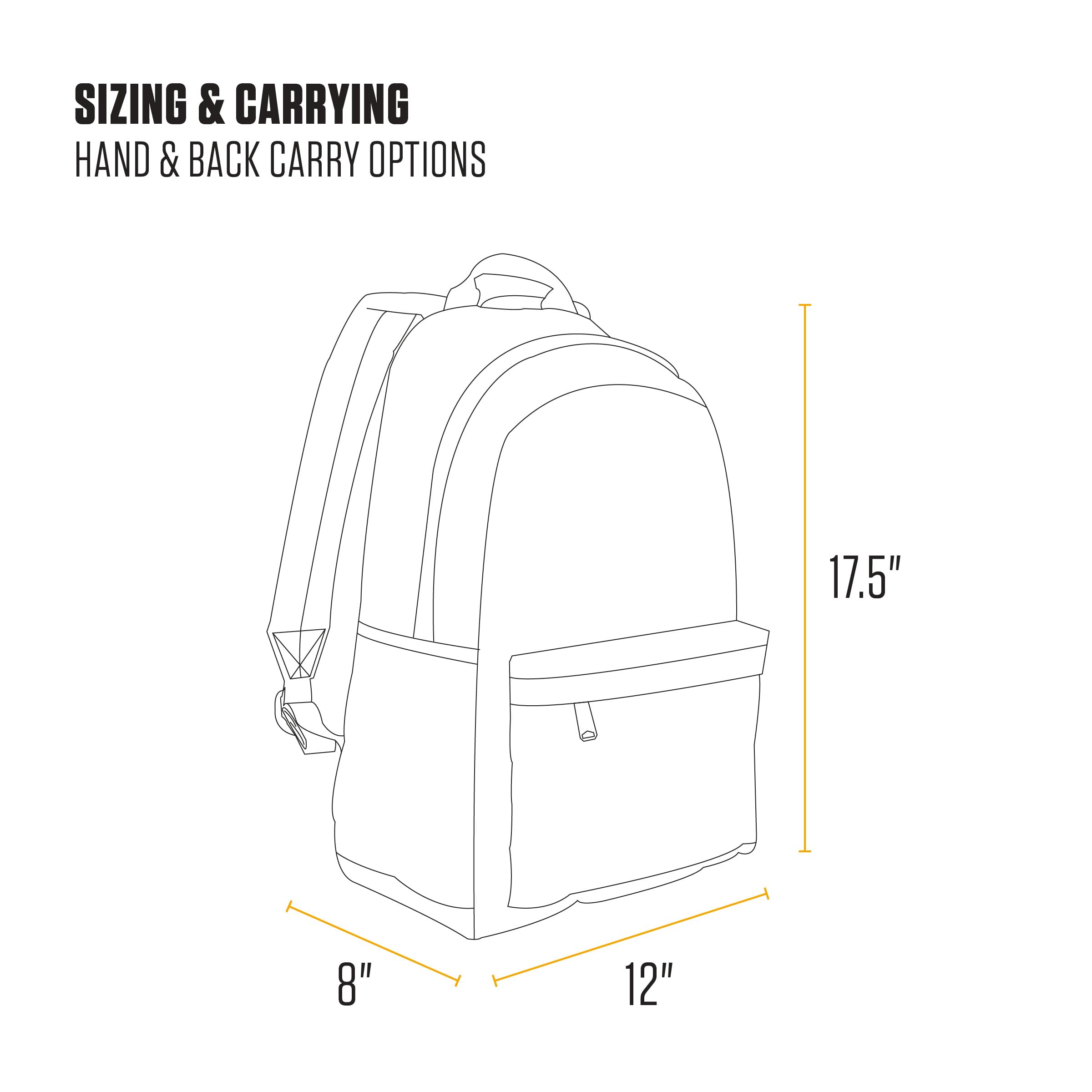 Carhartt 21L Waterproof Backpack with 15