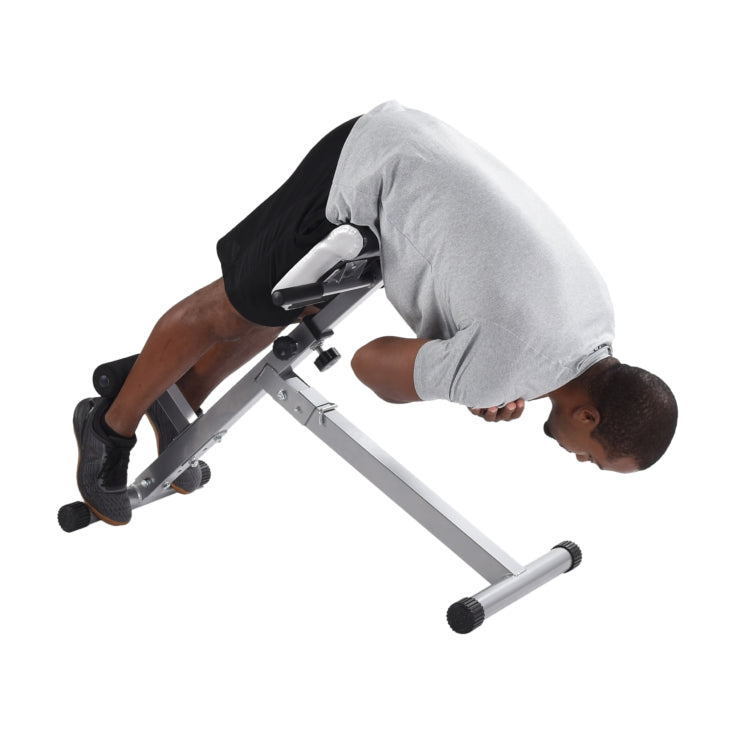 Stamina Hyperextension Bench - Adjustable Back Extension Machine for Home Gym, Core & Lower Back Workout - Perfect for Strength Training, Rehabilitation & Fitness Enthusiasts