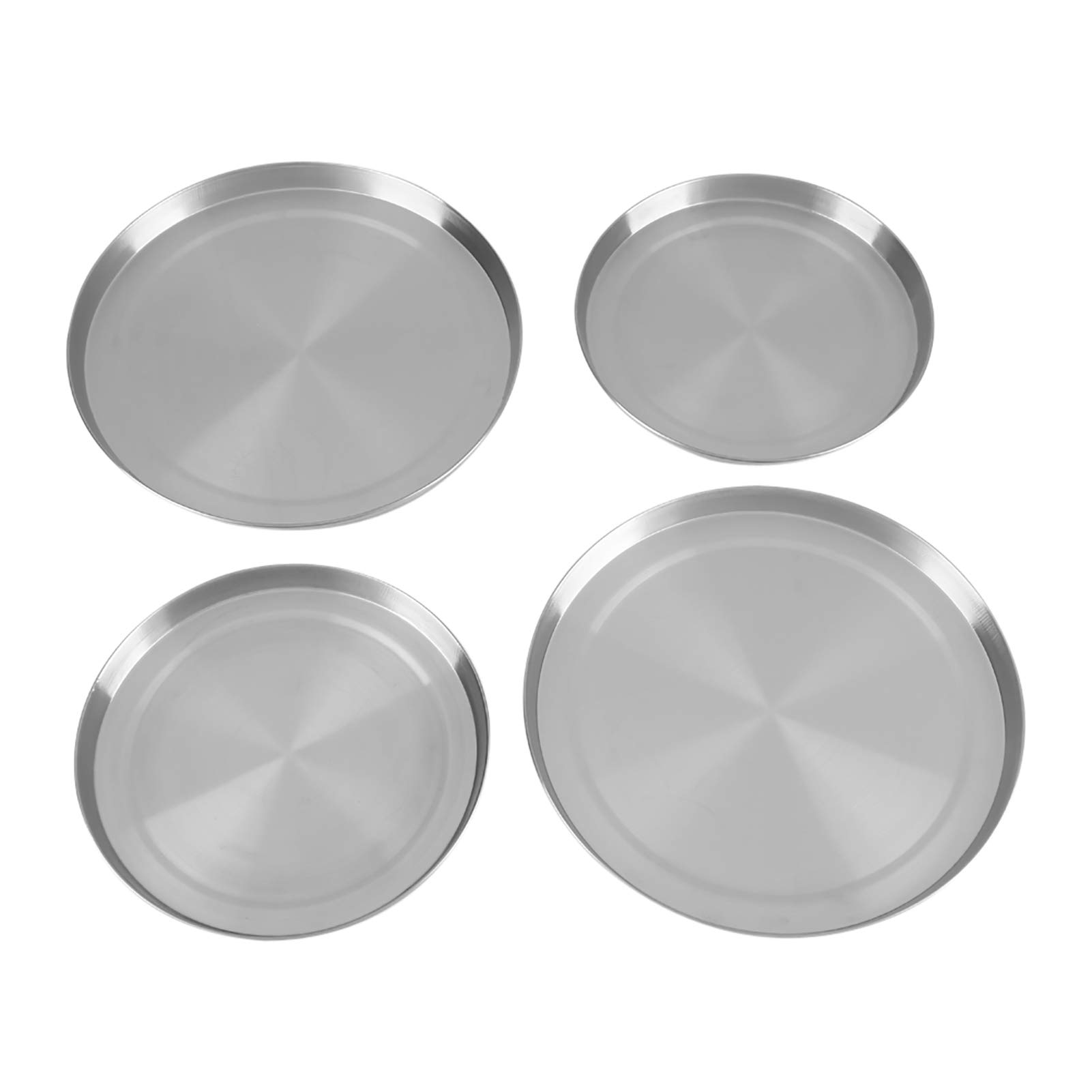4Pcs Stainless Steel Stove Top Burner Covers - Durable Cooker Protectors for Standard Electric Stoves, Perfect for Kitchen Countertop Protection and Aesthetic Enhancement