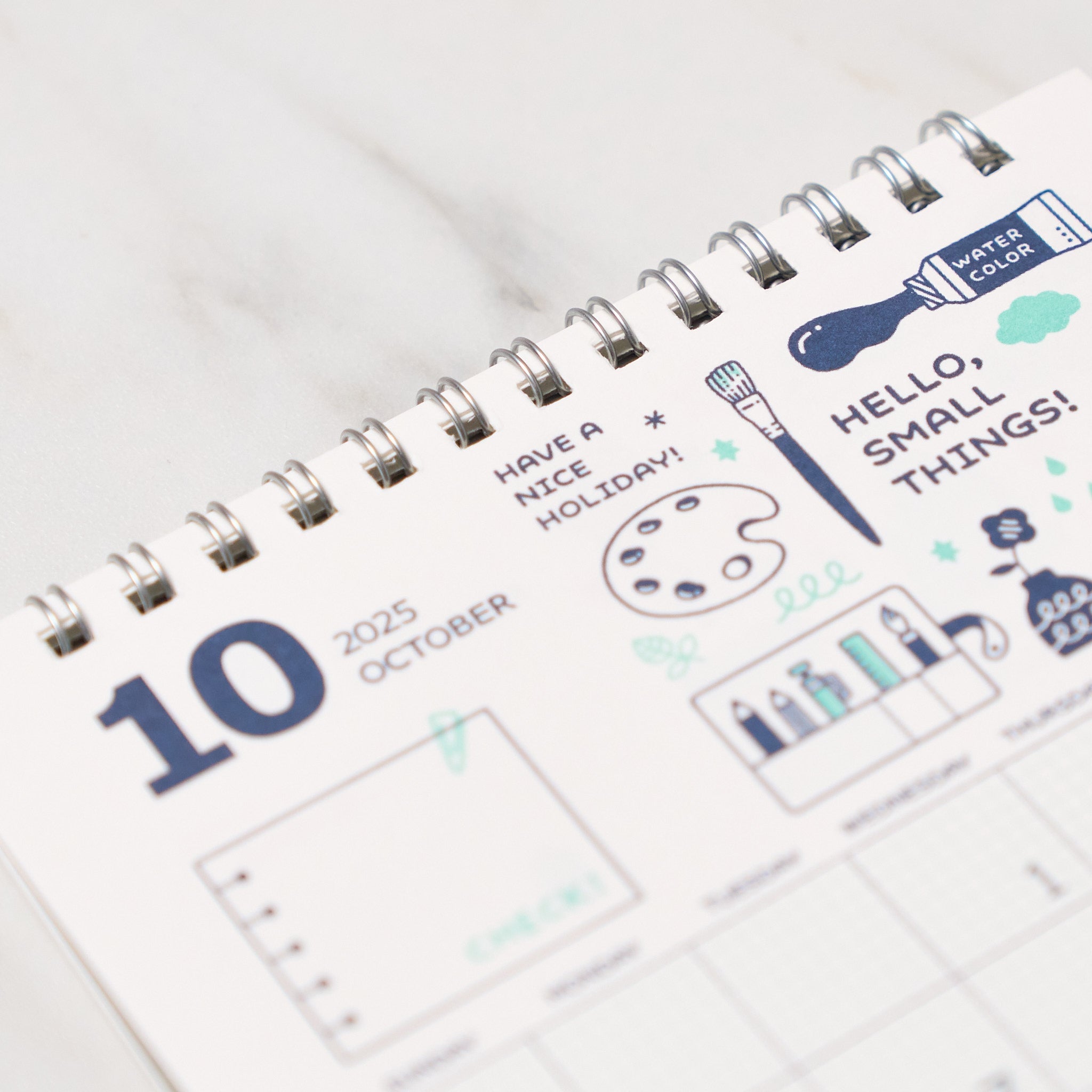 2025 Eric Desk Calendar - Shin Nihon Monthly Planner with Holidays | Perfect for Office, Home & School Organization