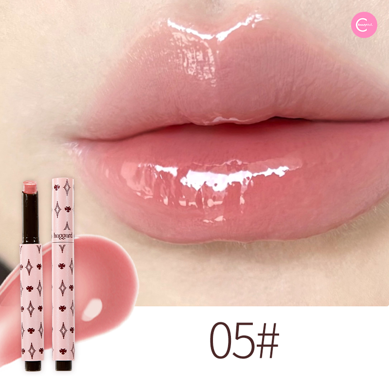 Haggard 3D High Gloss Solid Lip Jelly - Long Lasting Hydrating Lip Balm for Moisturizing & Plumping - Perfect for Daily Wear, Night Out, and Makeup Looks
