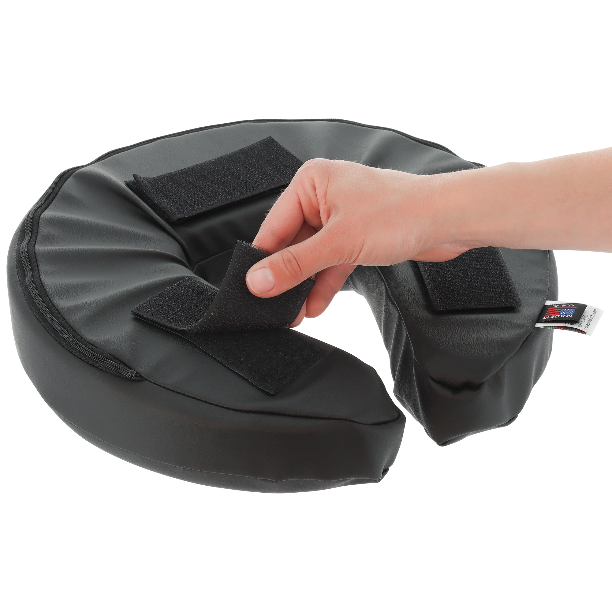Premium Memory Foam Face Cradle with Vinyl Cover - Ergonomic Support for Massage Tables & Spa Treatments - Ideal for Facial Massage, Chiropractic Care & Relaxation Therapy