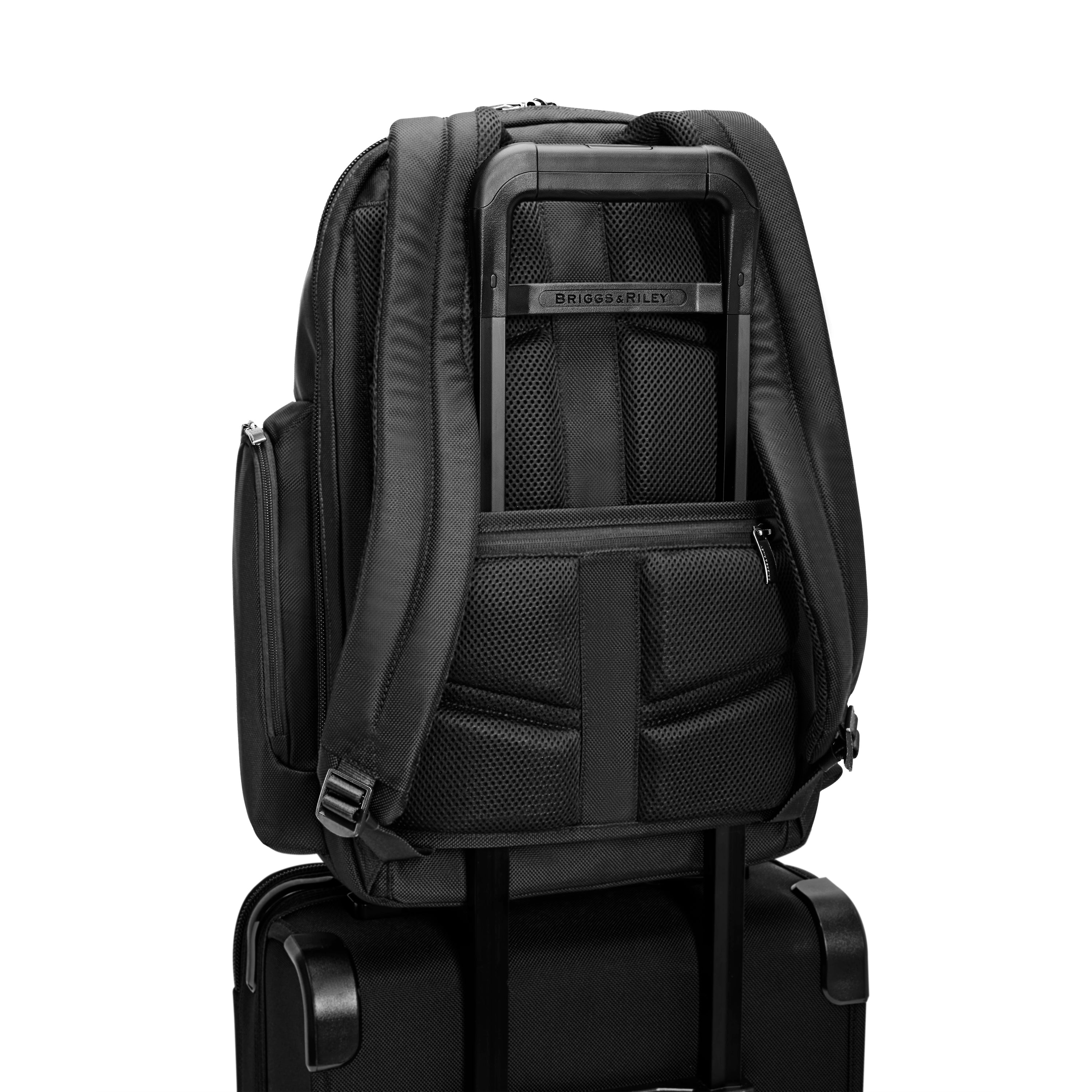 Briggs & Riley @work 2.0 Medium Cargo Backpack - Durable Laptop Backpack for Work & Travel - Water-Resistant Business Backpack with Multiple Pockets - Perfect for Commuting, Office & Business Trips