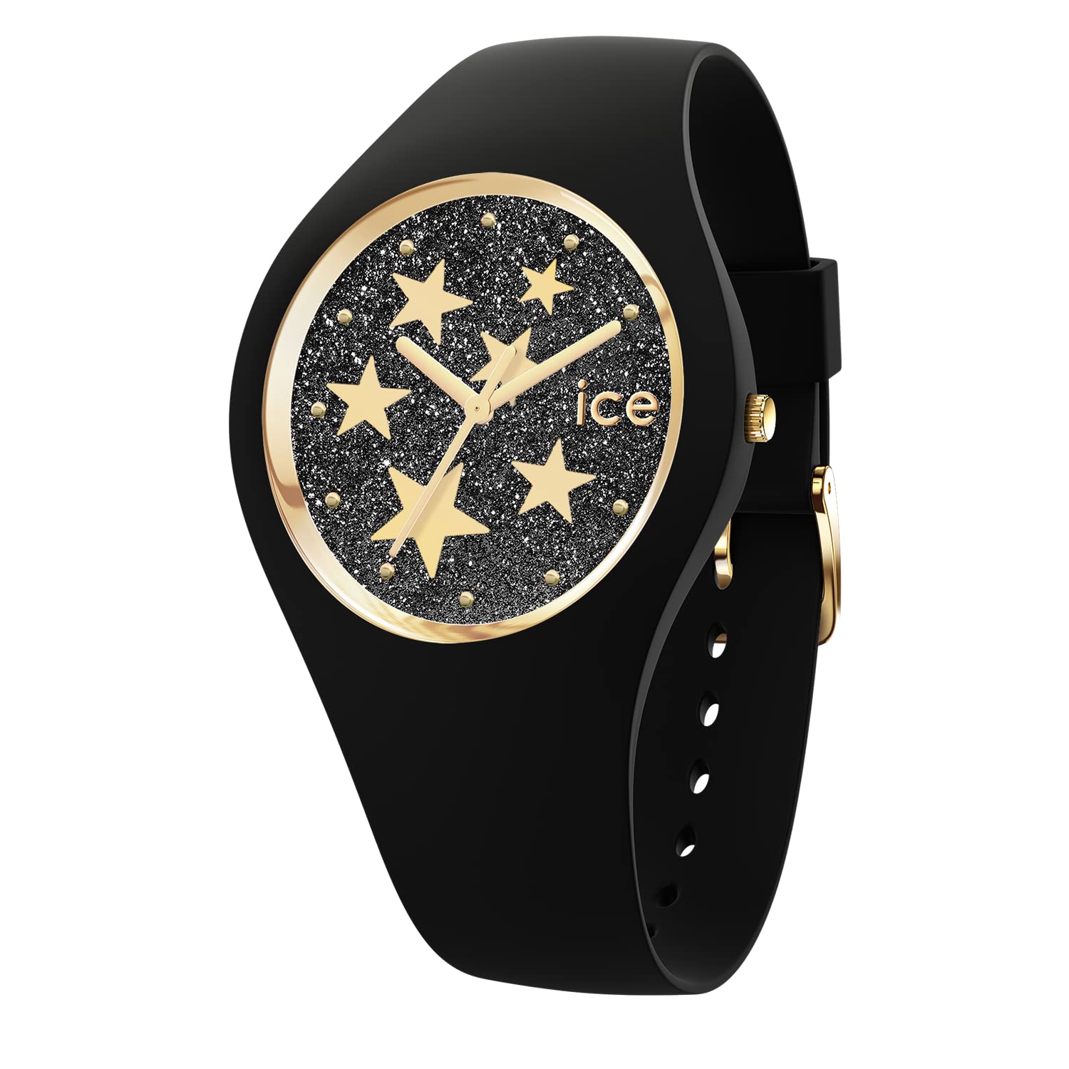 ICE-WATCH Women's Ice Glam Rock Quartz Watch - Stylish Analog Wristwatch with Rhinestone Accents for Women | Perfect for Everyday Wear, Office, Parties & Special Occasions