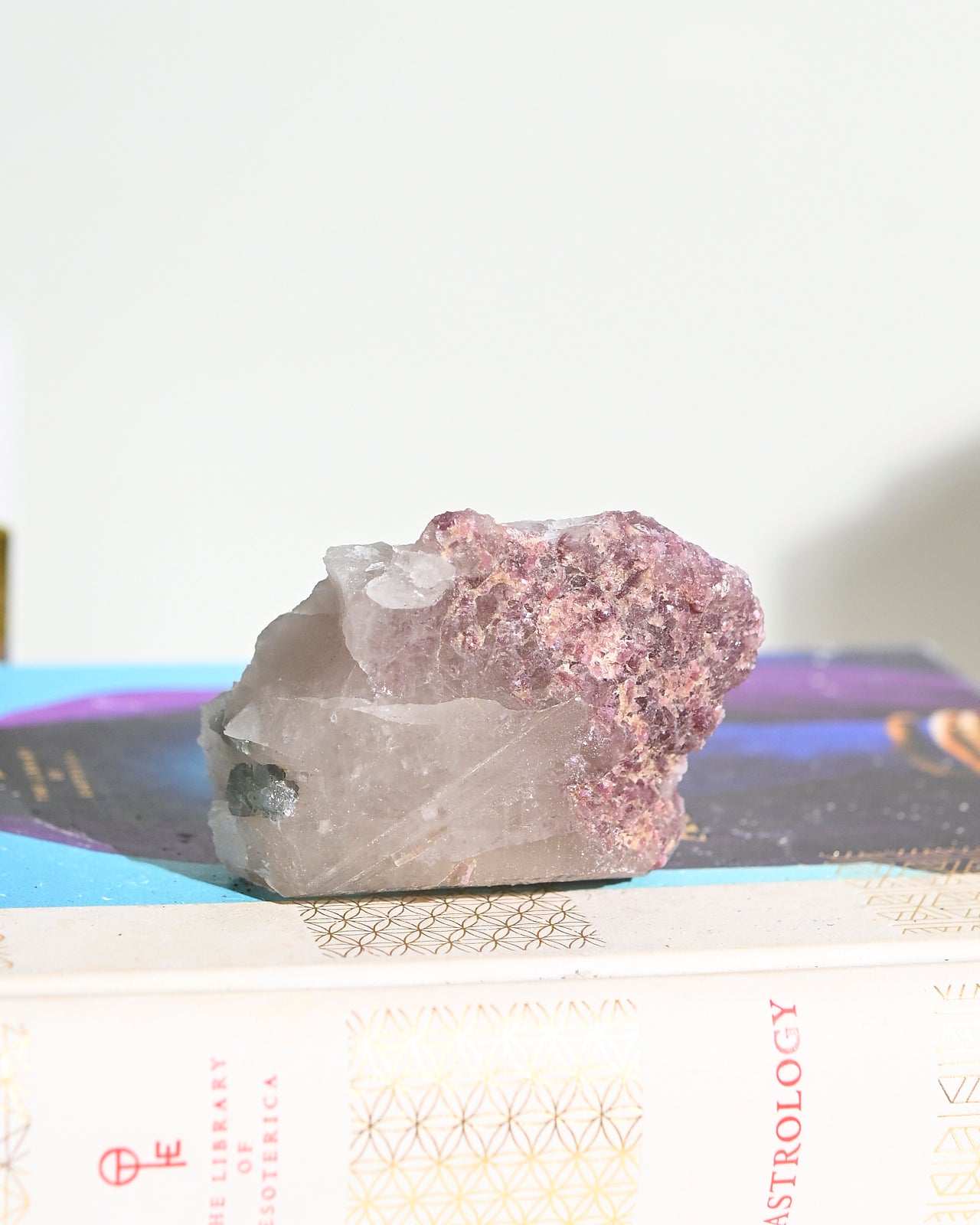 Natural Rough Lepidolite Stone 3 Inch - Raw Healing Crystal for Meditation, Reiki, and Home Decor