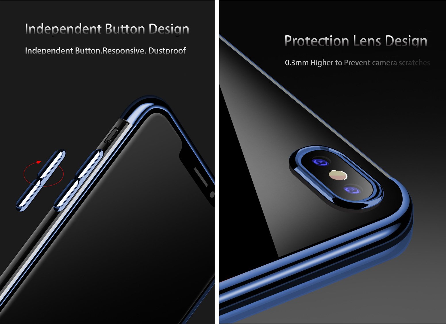 Ultra Thin Crystal Clear iPhone X Case - Soft Flexible TPU Silicone Protective Cover for Apple iPhone X | Slim Fit, Shockproof, Scratch Resistant | Perfect for Everyday Use, Travel & Outdoor Activities