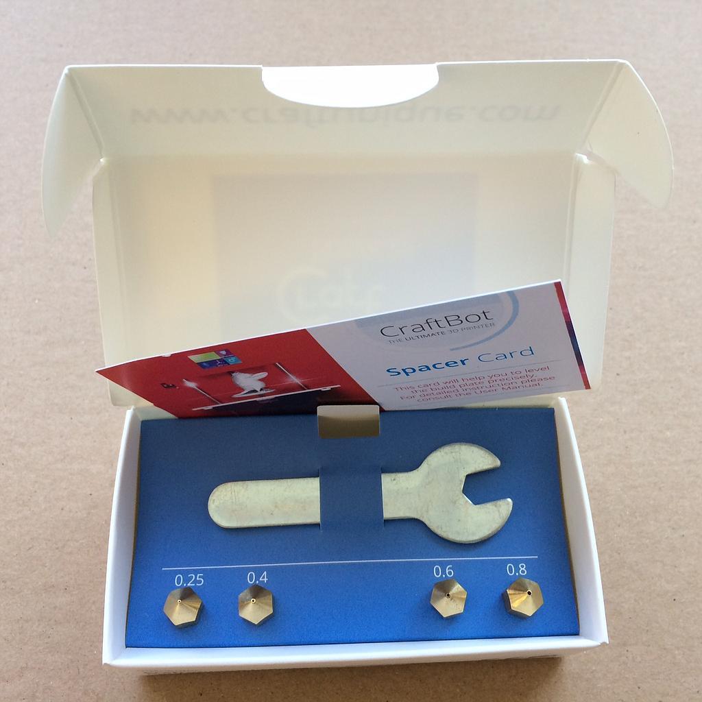 Craftbot 2 / Plus / XL MK8 Brass Nozzle Kit - High Precision 3D Printer Nozzles for Smooth Printing | Perfect for PLA, ABS, PETG Filaments | Ideal for Home, Office & DIY 3D Printing Projects