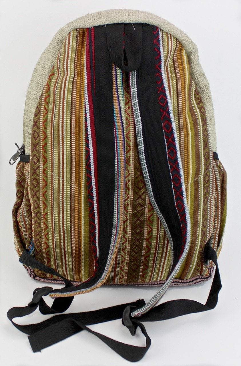 Durable Hemp Nepali Backpack - Eco-Friendly & Stylish Travel Bag for Hiking, Camping & Daily Use