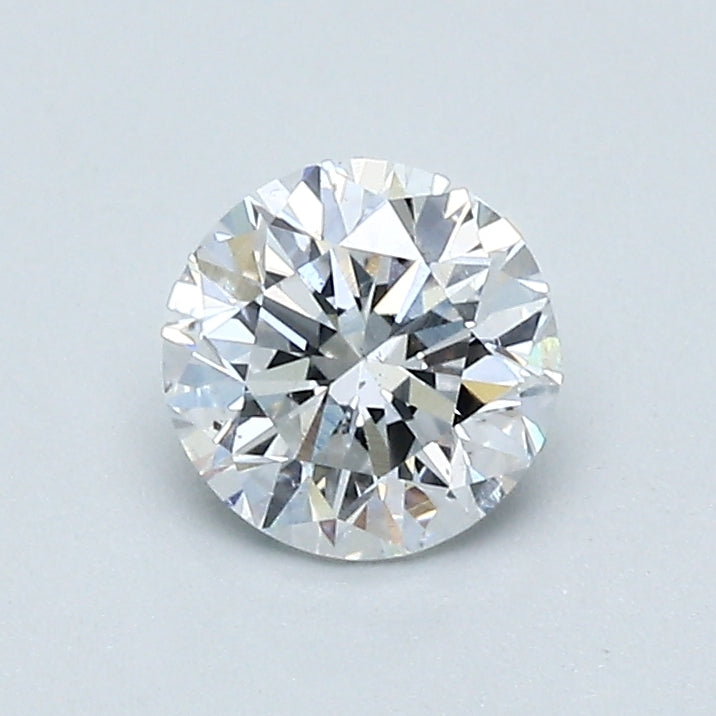 0.68 Carat Round Brilliant D Color I1 Clarity Diamond - Perfect for Engagement Rings & Anniversary Gifts