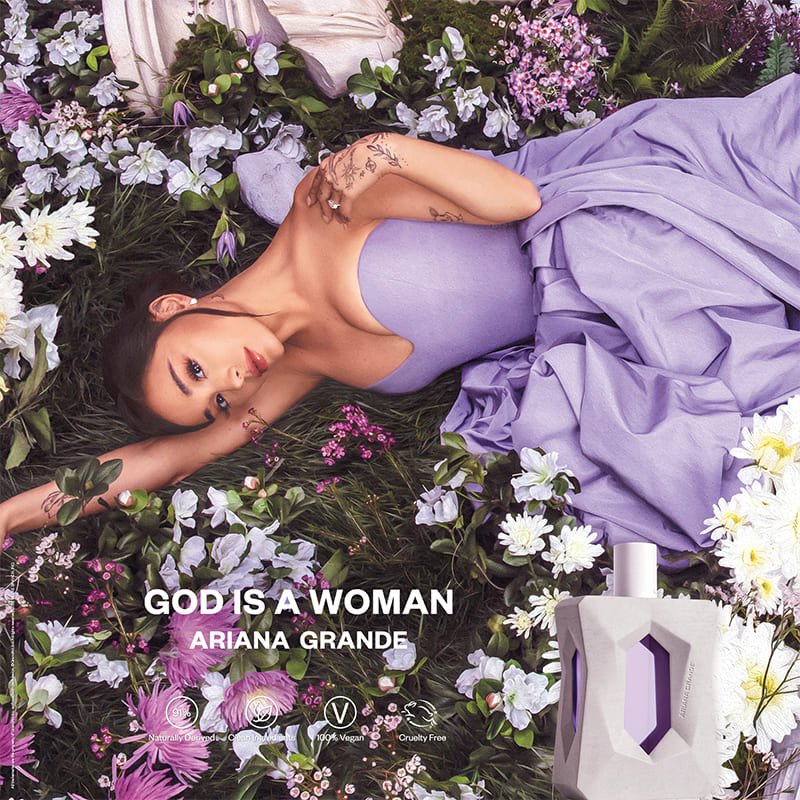 Ariana Grande God Is A Woman Eau De Parfum for Women - Floral Fruity Perfume Spray, Long-Lasting Fragrance Gift Set | Perfect for Date Night, Parties & Special Occasions