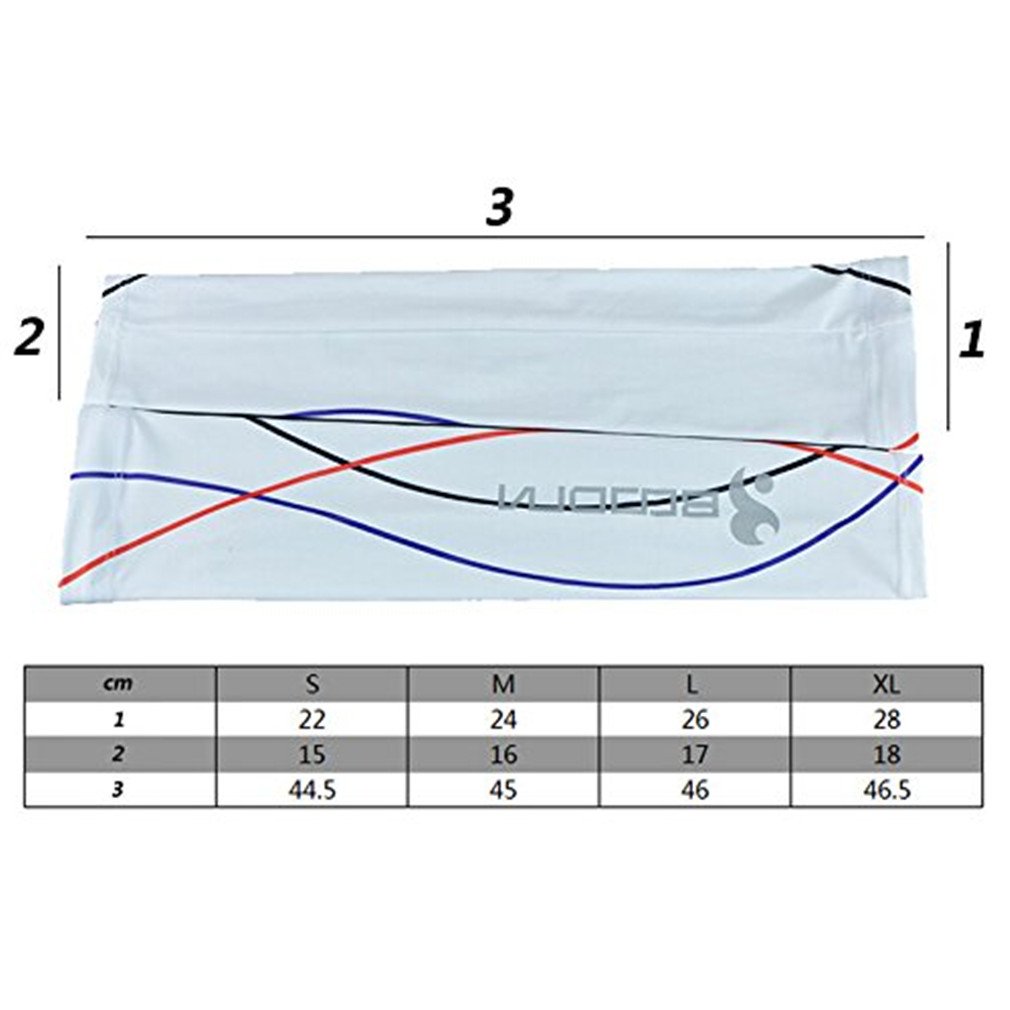 Kafeimali Golf & Sports Arm Sleeves - UV Protection Sun Sleeves for Men & Women - Cooling Compression Arm Bands for Golf, Cycling, Running & Outdoor Activities